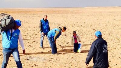 This photograph of Marwan, a four-year-old Syrian refugee, taken by UNHCR worker Andrew Harper has invoked hot debate, but as The National says in an editorial, such debates miss the bigger picture in Syria. Andrew Harper/UNHCR