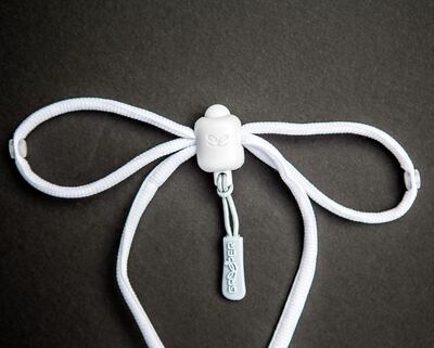 Laces from Greepers are easy to use and offer stability for the runner.