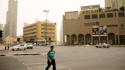 The streets of Kuwait City, Kuwait, home to around 2.38 million people. Andrew Henderson/The National
