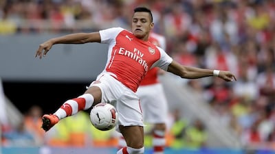 Alexis Sanchez: Barcelona (ESP) to Arsenal; £30 million. Twelve months after smashing their transfer record to sign Mesut Ozil, Arsenal flexed their financial muscles again with a big-money move for Chile’s star forward Sanchez, who can play wide or as a central striker. Arsenal manager Arsene Wenger said that Sanchez would “add power, creativity and much quality to our squad”. (AP Photo/Matt Dunham, File)