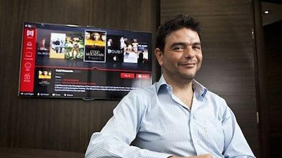 Carlos Salim Tibi, Co-Founder of icflix.com. An online streaming platform for video on demand. Antonie Robertson / The National