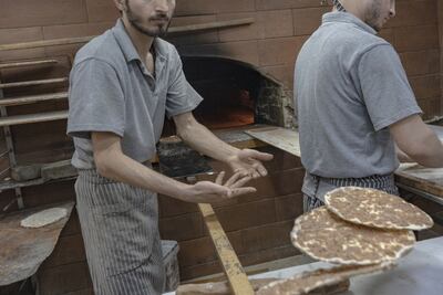 Man'ouche or flatbreads are a staple in Lebanon. Bloomberg