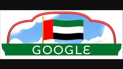 Google has paid homage to citizens and residents in the UAE on Eid Al Etihad 2024. Photo: Google