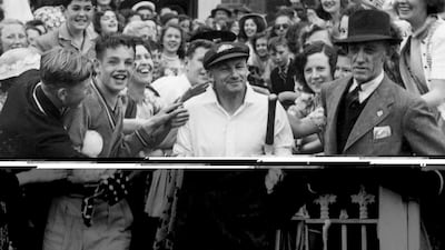 Australia's Don Bradman, considered the greatest cricketer ever, scored 6,996 runs at an average of 99.94. Getty Images
