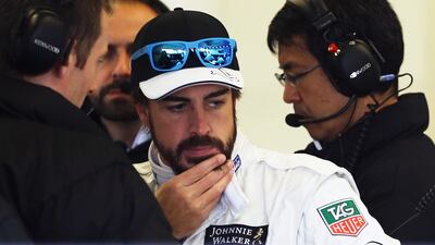 Fernando Alonso suffered a crash during testing in Barcelona, and on the advice of medical staff, will sit out the Australian Grand Prix. Marcelo del Pozo / Reuters