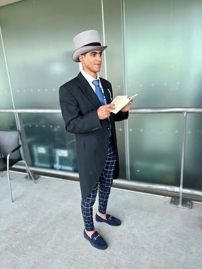 Ebrahim Nader enjoying a day at Royal Ascot. Photo: Ebrahim Nader