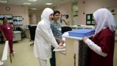 There are about 23,000 nurses and midwives across the UAE, well short of the 30,000 who are needed.
