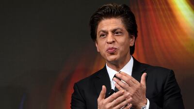 Shah Rukh Khan speaks during a panel session the opening day of the 48th Annual Meeting of the World Economic Forum, WEF, in Davos, Switzerland, 23 January 2018. EPA