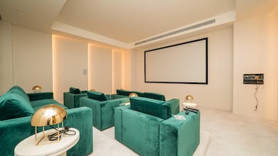 The property boasts a home cinema. Courtesy Allsopp and Allsopp