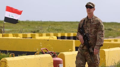 American soldiers will likely stay in Iraq to train the nation's security forces. AFP