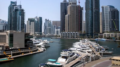 Investments from high-net-worth individuals, strong economic growth as well as population growth have helped the property sector to record growth in Dubai. Victor Besa / The National