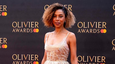 Sophie Okonedo arrives at the Olivier Awards at the Royal Albert Hall on April 7, 2019. AFP