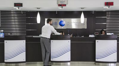 Abu Dhabi Islamic Bank's net profit rose to Dh577.5 million in the first three months of the year compared with Dh482m in the same period last year. Mona Al Marzooqi / The National