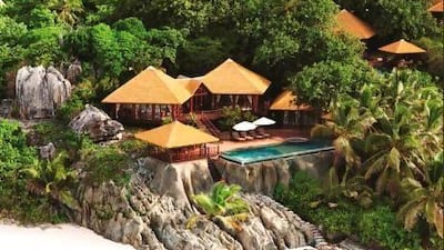 The private Fregate Island in Seychelles, which is part of the Oetker Collection. Courtesy Oetker Collection