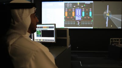 ABU DHABI - 10MAR2011 - Al Yah Satellite communication centre at Yahsat, the UAE based satellite communication centre in Abu Dhabi. The National