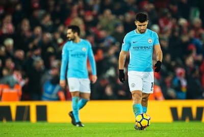 Sergio Aguero and Manchester City will look to get back to winning ways against Newcastle United. Peter Powell / EPA
