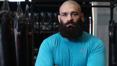 Heavyweight MMA fighter Pouya Rahmani who trains at Team Nogueira, Dubai. Chris Whiteoak / The National