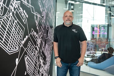 Leo Filardi, chief executive of 42 Abu Dhabi. Photo: Vidhyaa Chandramohan for The National