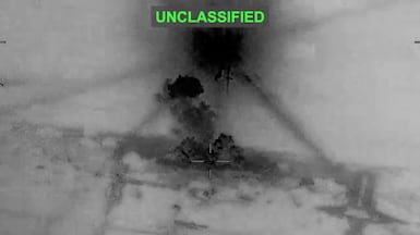 Smoke rises from explosions at an unknown location, following what US Central Command said were strikes on Iran in response to an Iranian drone strike on a cargo ship in the Strait of Hormuz. Reuters