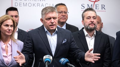 Robert Fico set his sights on forming a government on Sunday after winning Slovakia's general election. Getty Images