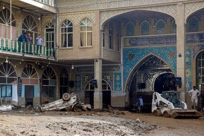 The aftermath of last month's flash flood in Imam Zadeh Davood, north-west of Tehran. Photo: Iranian Red Crescent Society / EPA