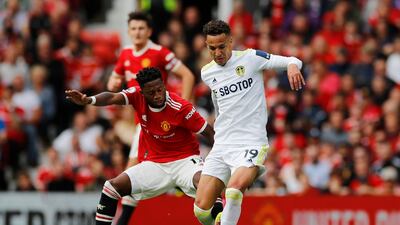 Rodrigo - 4: Spaniard should have hit target with first-half header from whipped-in Raphinha free-kick. Did little else. Hooked at half-time.