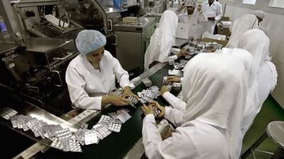 Julphar exports its products to about 34 countries across the Middle East and Africa. Jeff Topping / The National