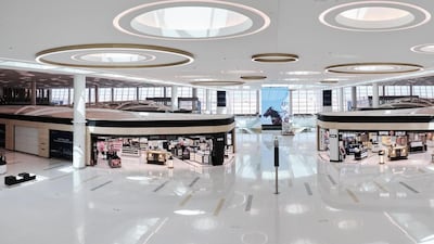 An overview of the retail space inside Bahrain International Airports' new terminal building. Bahrain Airport Company,