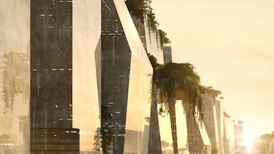 Saudi Arabia has broken ground on The Line mega project. Photo: Neom