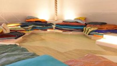 The designer Zain Mustafa says his modern, cushion-filled majlis is an exercise in "putting comfort before image."