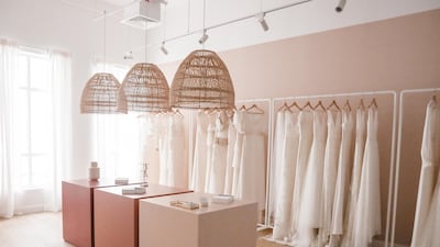 Dubai's Ginger + Poppy bridal boutique has introduced three new, and more free-spirited, brands to the region. Courtesy Ginger + Poppy