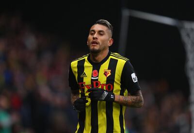 Roberto Pereyra is Watford's top scorer so far this season. Getty Images