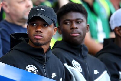 New Brighton signing Ansu Fati looks on during the Premier League match against Newcastle United. Getty