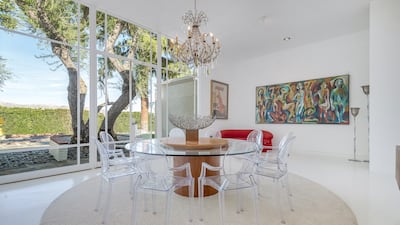 Expansive views are enjoyed from every room.