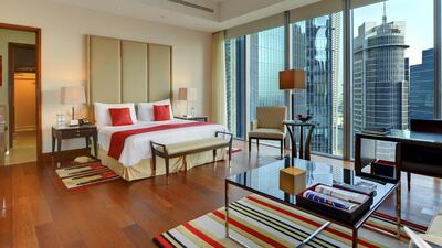 Studio apartment at The Oberoi hotel in Business Bay.Courtesy Better Homes