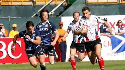 UAE will not be seen in action at the Dubai Rugby Sevens like they were last year. Mike Young / The National