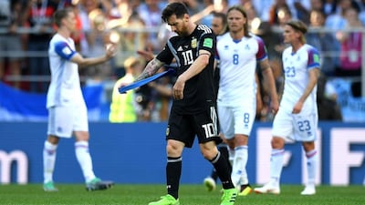 Lionel Messi and Argentina had a frustrating start to World Cup 2018 as they drew 1-1 with Iceland in Group D. Matthias Hangst / Getty Images