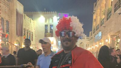 Mohammed Moazim will be cheering on France as they aim to take a step closer to a third World Cup and second in succession. All photos: Ali Al Shouk / The National