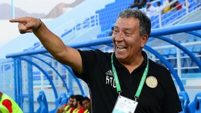 Henk ten Cate led Al Jazira to their second ever Arabian Gulf League title in 2017. Courtesy AGL