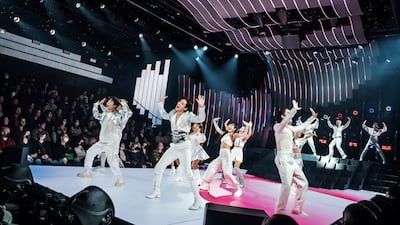 The cast in action. O+M / DKC via AP