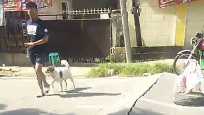 The earthquake's epicentre was about 13km south-east of the town of Dolores in Abra province, at a depth of 10km. AFP