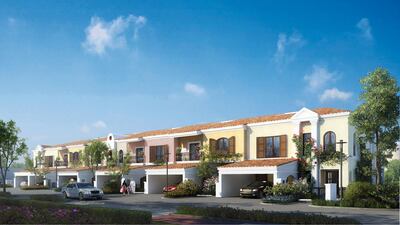 An artist rendering of Union Properties' Green Community project in Dubai. Courtesy Union Properties