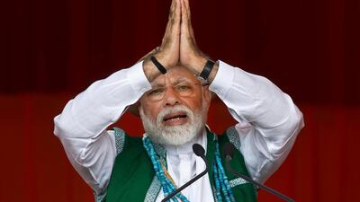 Indian Prime Minister Narendra Modi said the country's 21-day lockdown was harsh but necessary against the coronavirus pandemic. AP Photo