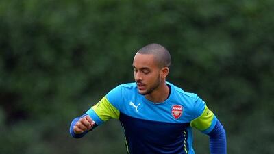 Striker Theo Walcott is close to making his return to Arsenal. Glyn Kirk / AFP