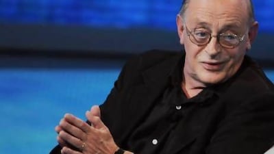 The late Antonio Tabucchi being interviewed in 2009. Morena Brengola / Getty Images