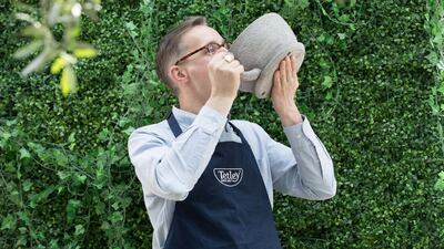 Sebastian Michaelis, a master tea taster at Tetley. Courtesy Tetley