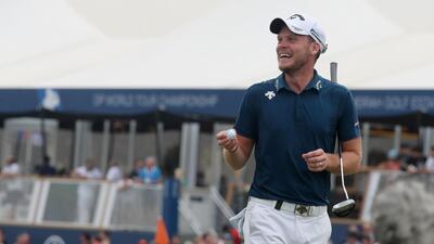 Danny Willett will take his place alongside Patrick Reed in the final group for the final round of the DP World Tour Championship. AFP