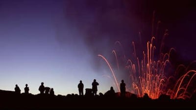 Trips to the summit of Mount Yasur, on Vanuatu's Tanna Island, are usually timed to arrive after sunset so that the volcano's activity can be witnessed to greatest effect.
