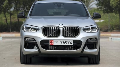 The 2019 BMW X4 M40i in Abu Dhabi. Chris Whiteoak / The National