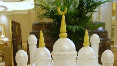 This UAE themed cake by Lana’s Partiperfect won third place in professional category. Delores Johnson / The National